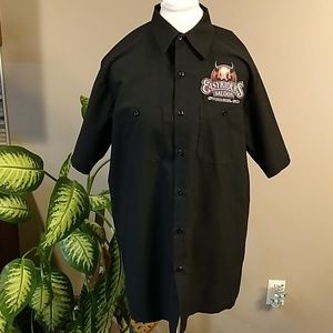 Red Cap easyrider saloon Sturgis black shirt